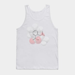 Aspirin Molecule Chemistry Tank Top